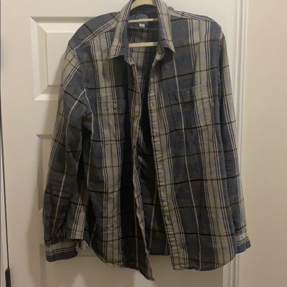 Men’s Plaid Cotton Shirt